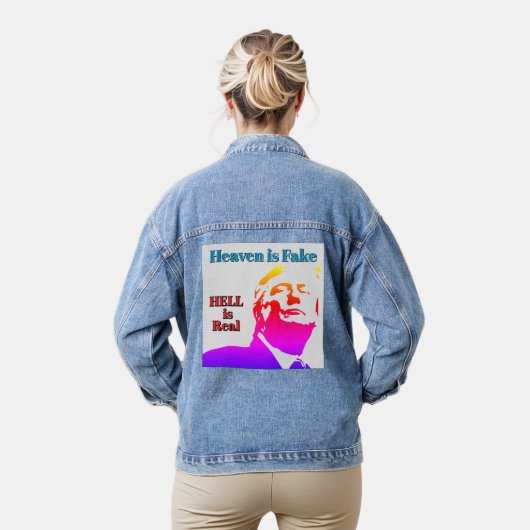 Veste en denim Hell Is Real (Modèle)