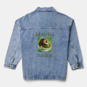 Veste en denim matcha (Verso)