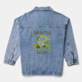 Veste en denim matcha (Verso)