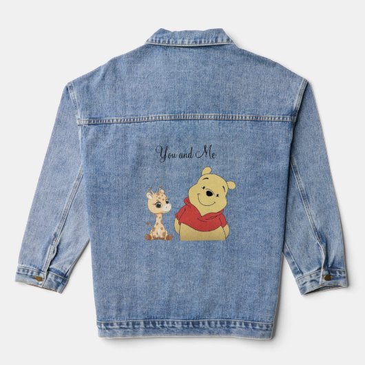 Veste en denim minimale pour animaux (Verso)