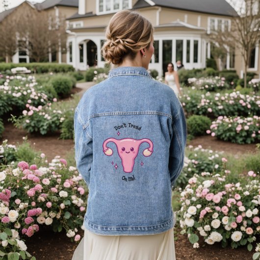 Veste en denim 'Ne marchez pas dessus' (Mariage Retour)