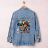 Veste en denim personnalisée avec votre image ou œ (Hangar)