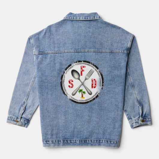 Veste en denim pour dames (Verso)