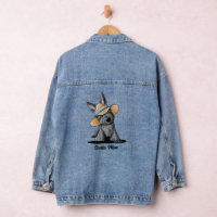 Veste en denim Scottie Mom KiniArt