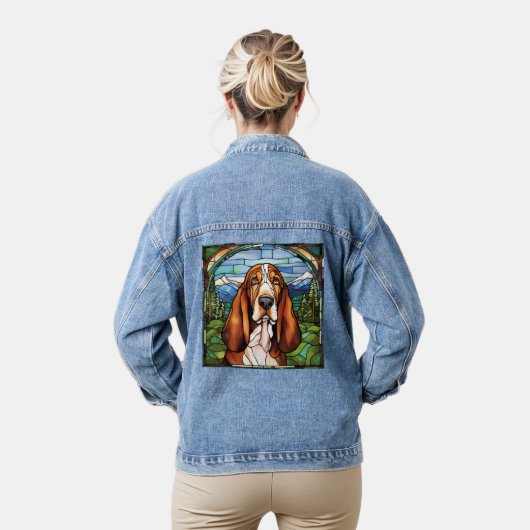 Veste en jean Basset Hound (Modèle)
