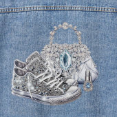 Veste en jean de basket glamour pour femme