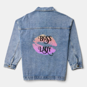 Veste en jean de patronne