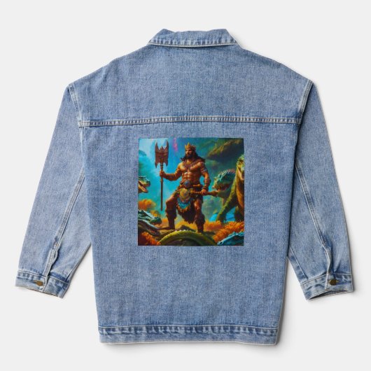 Veste en jean du roi barbare (Verso)