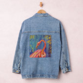 Veste en jean flamant rose (Hangar)