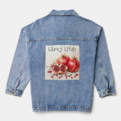 Veste en jean grenade (Verso)