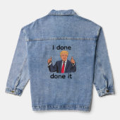 Veste en jean I Done Done It (Verso)