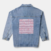 Veste en jean – Jardin papillon (Verso)