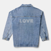 Veste en jean LOVE (Verso)