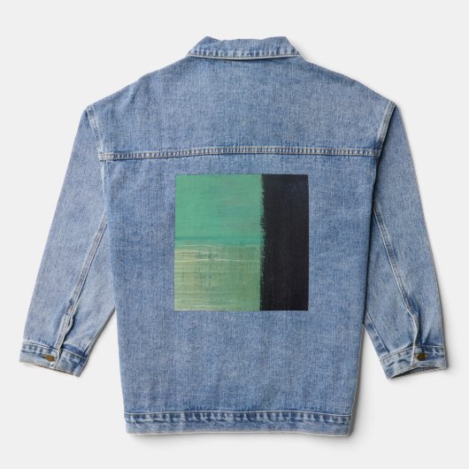 Veste en jean minimaliste moderne (Verso)
