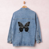 veste en jean papillon foncé monogramme (Hangar)