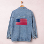 Veste en jean pour femmes, drapeau USA ( Jacket) (Hangar)