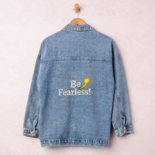 Veste en jean pour femmes Inspirante « Soyez Intré