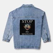 Veste en jean Stop the Madness (Verso)