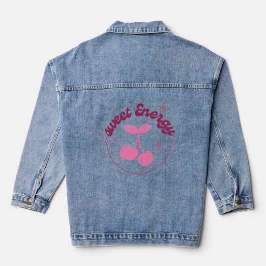 Veste en jean Sweet Cherry (Verso)