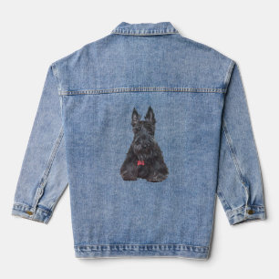 Veste en jean Terrier Écossais