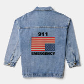 Veste en jean urgence 911 (Verso)