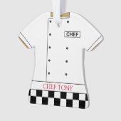 Veste et pantalon Chef restaurant Uniforme (devant)