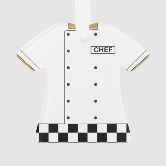 Veste et pantalon Chef restaurant Uniforme (dos)