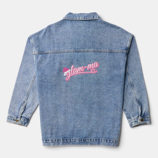 Veste Glamma Denim rose (Verso)
