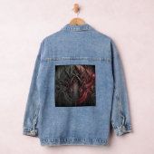 Veste gothique rouge et noire Denim (Hangar)
