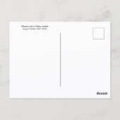 Veste Jaune femme August Macke Carte postale (Dos)