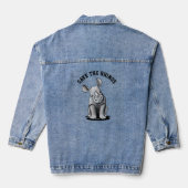 Veste KiniArt Cute Rhino Denim (Verso)