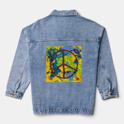 Veste Peace Boho Denim (Verso)