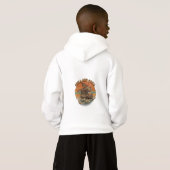 Veste sweat - shirt à capuche design pour enfants  (Dos entier)