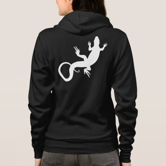 Veste Sweat - shirt à capuche Lizard Art Sweat - s (Dos)