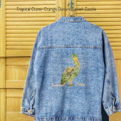 Veste Tropical Crane-Orange Denim
