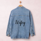 Veste Wifey Denim noir (Hangar)