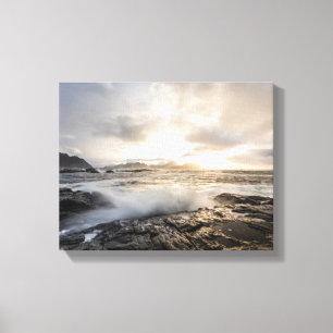 Vesteralen Norway Landscape Foto Canvas Afdruk