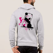Vestes à capuche zippées pour hommes (Dos)