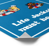 Vestes à vie doivent porter une affiche (Coin)