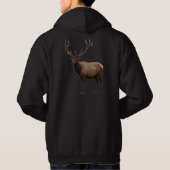 Vestes de chasse à capuche avec citation drôle pou (Dos)
