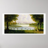 Vestigingskamp van de "Naval Survey Expedition" op Poster (Voorkant)