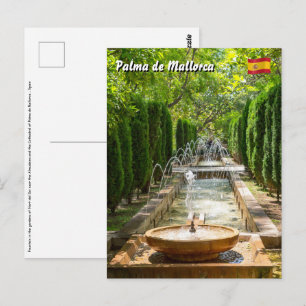 Vestigingsplaats Almudaina Gardens - Palma de Mall Briefkaart