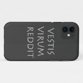 Vestis virum reddit Case-Mate iPhone case (Achterkant (horizontaal))