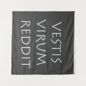 Vestis virum reddit wandkleed (Voorkant (horizontaal))