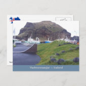 Vestmannaeyjar, IJsland briefkaart (Voorkant / Achterkant)