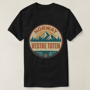 Vestre Toten, Noorwegen Norway T-shirt