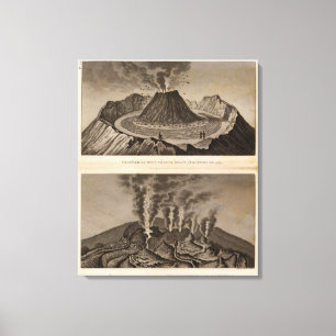 Vesuve, Dolomieu Canvas Afdruk