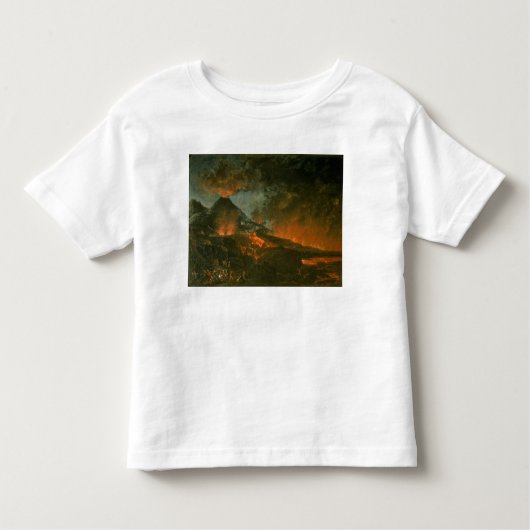 Vesuvius Erupting Kinder Shirts (Voorkant)