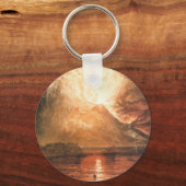 Vesuvius Erupting Sleutelhanger (Voorkant)