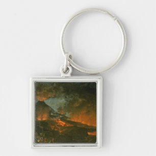 Vesuvius Erupting Sleutelhanger